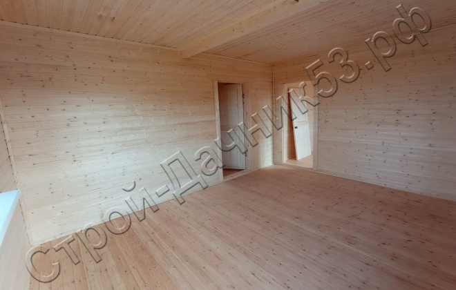 4 Брусовой дом ОД–14, 7×8, 56М², Ленинградская область, Волосовский район, деревня Торосово (12)